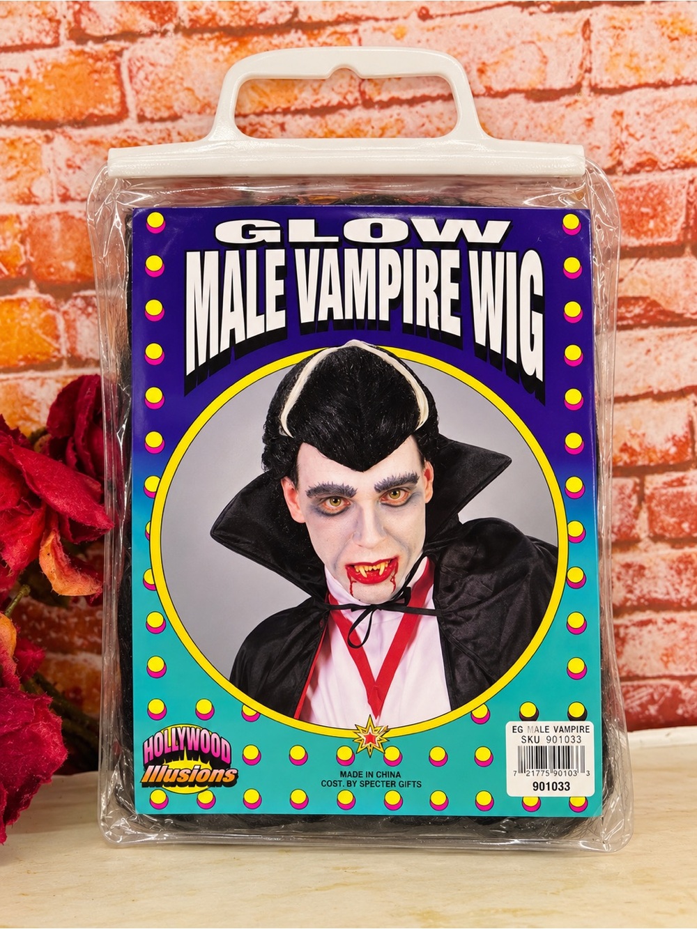 Hollywood Illusions Black Male Vampire Wig